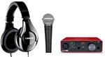 Shure SM58 Vocal Microphone with  Focusrite Scarlett Solo Bundle